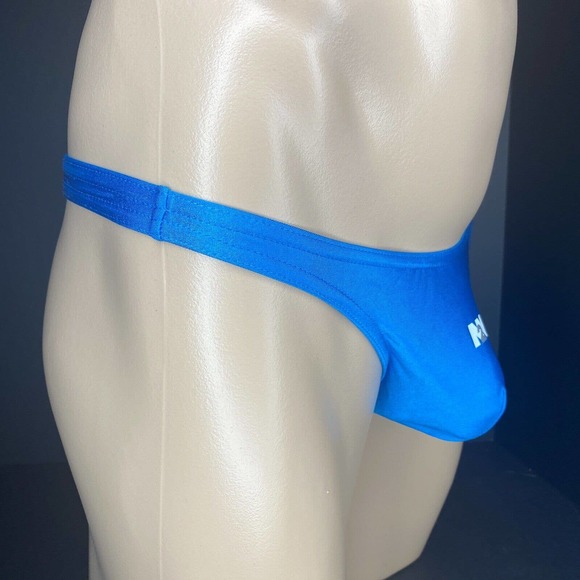 N2N Bodywear BB9 Aqua Little Beach Thong - Small and Medium Available - Picture 2 of 3